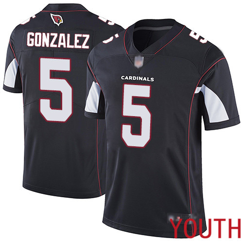 Arizona Cardinals Limited Black Youth Zane Gonzalez Alternate Jersey NFL Football #5 Vapor Untouchable->nfl t-shirts->Sports Accessory